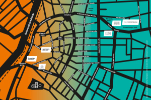 Karte Innenstadt Bielefeld