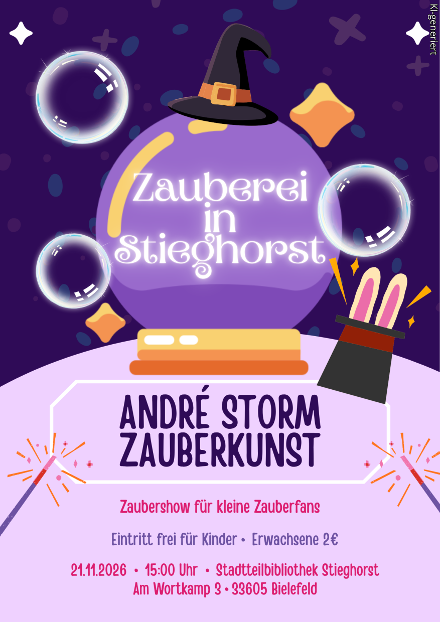 Zauberei in Stieghorst - Zaubershow für kleine Zauberfans