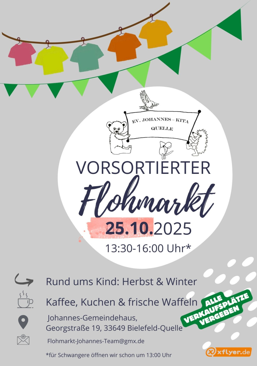 Ev. Johannes Kita Quelle Flohmarkt Ev. Johannes Kita Quelle