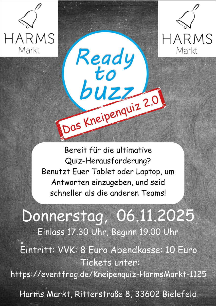 Carsten Knittel Ready To Buzz - Harms Markt 06.11.2025