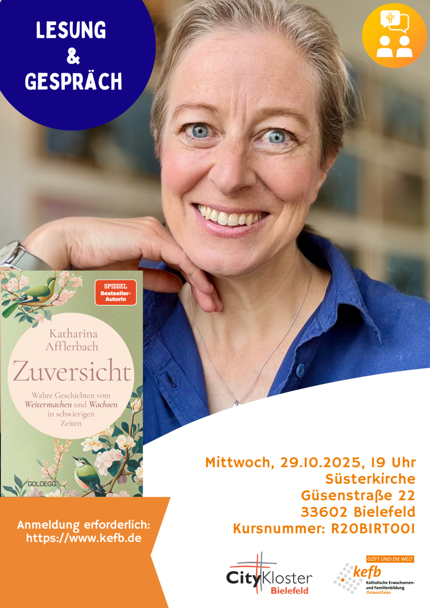Katharina Afflerbach Plakat Lesung & Gespräch Katharina Afflerbach