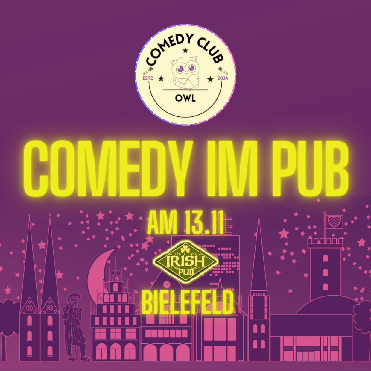 comedyc club owl comedyc club owl 13.11