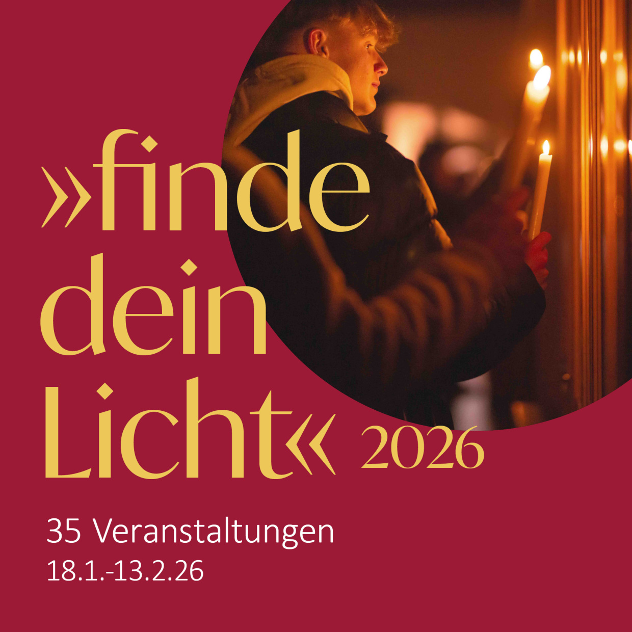 Logo "finde dein Licht" 2026