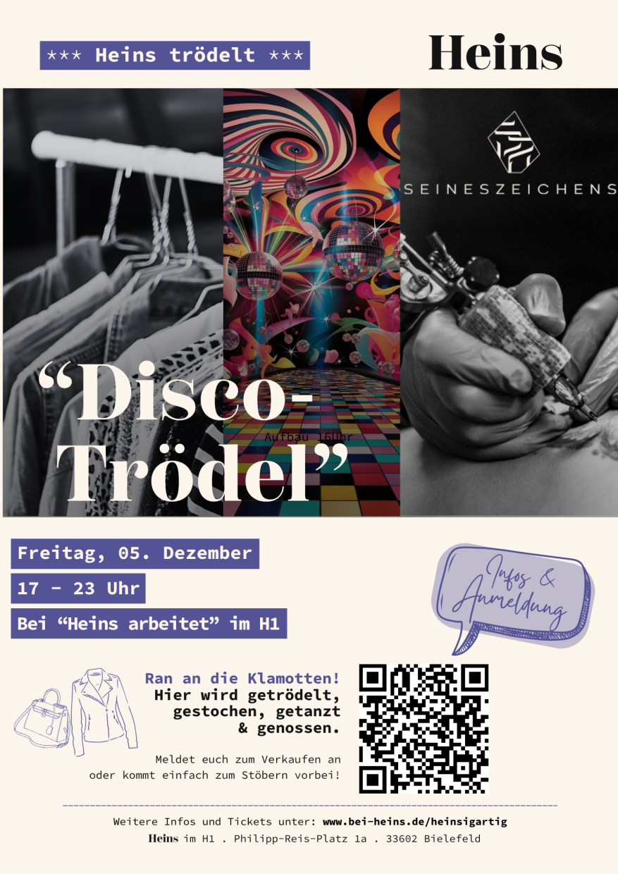 Heins trödelt & tätowiert „Disco-Trödel“