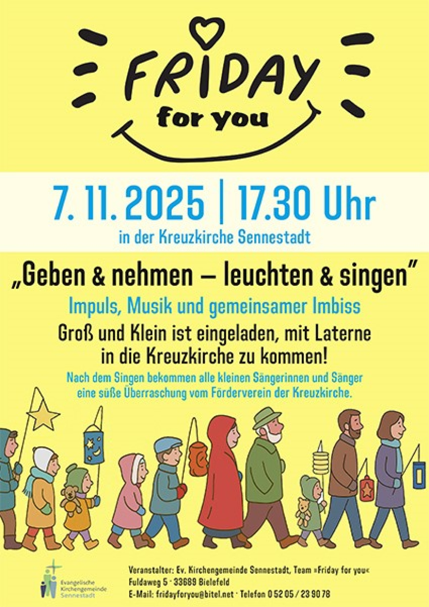 FridayforYou  geben und nehmen, singen und leuchten
