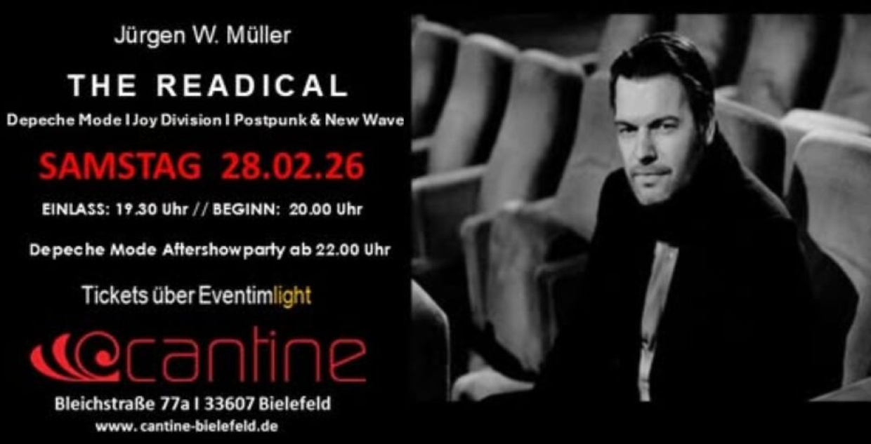 Jürgen W. Müller- Readical in Cantine Bielefeld