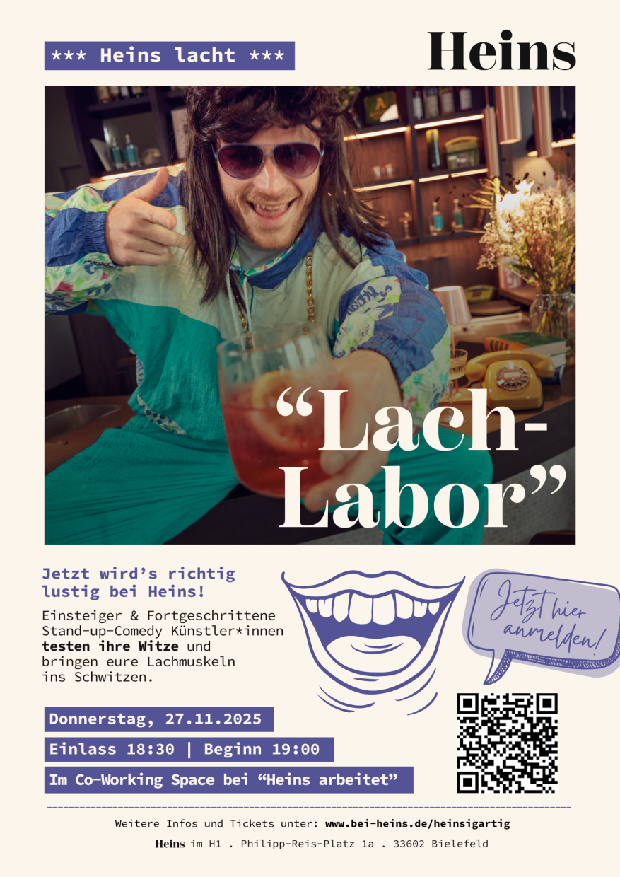Heins lacht