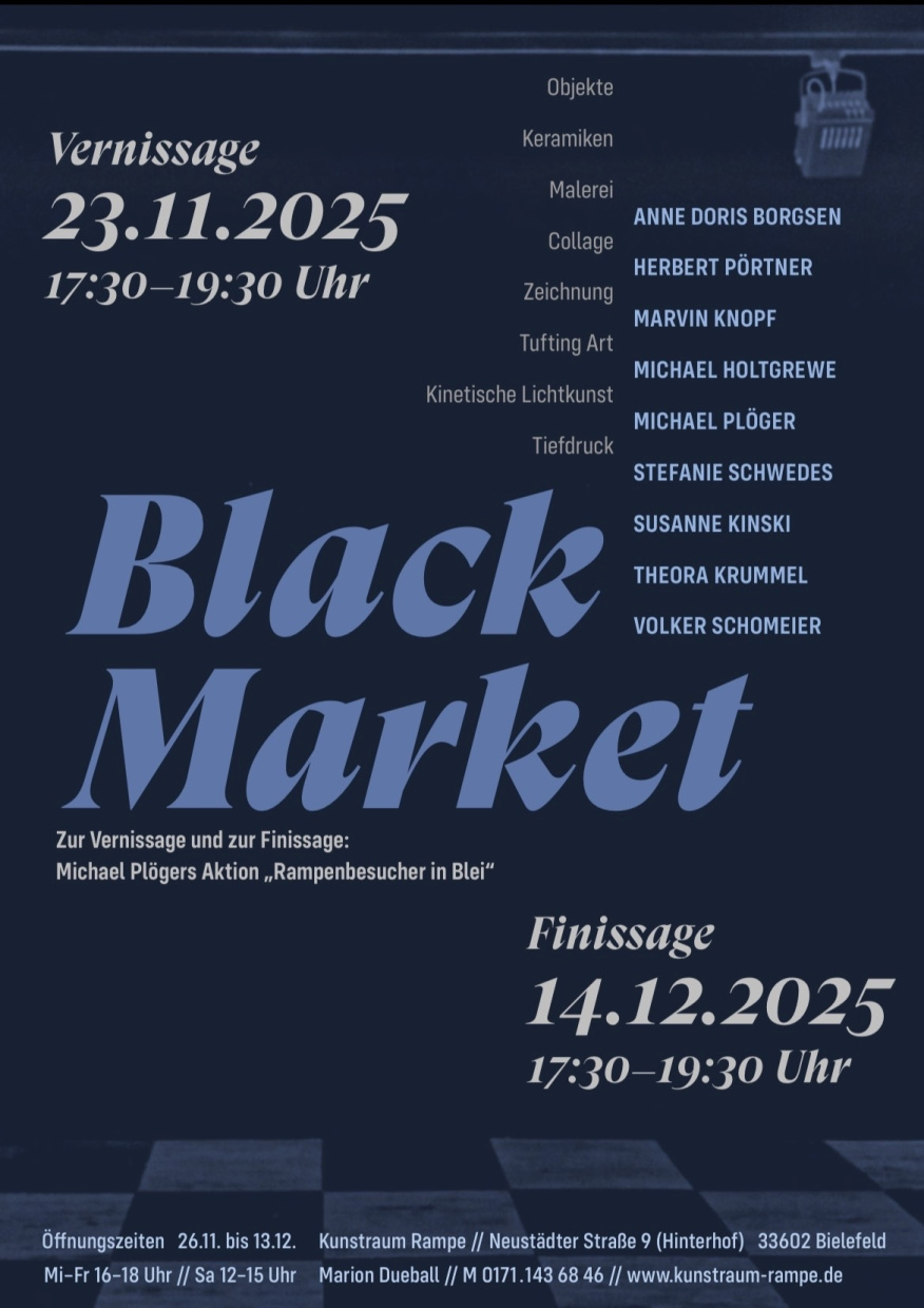 traditionell die 26.Black Market Ausstellung