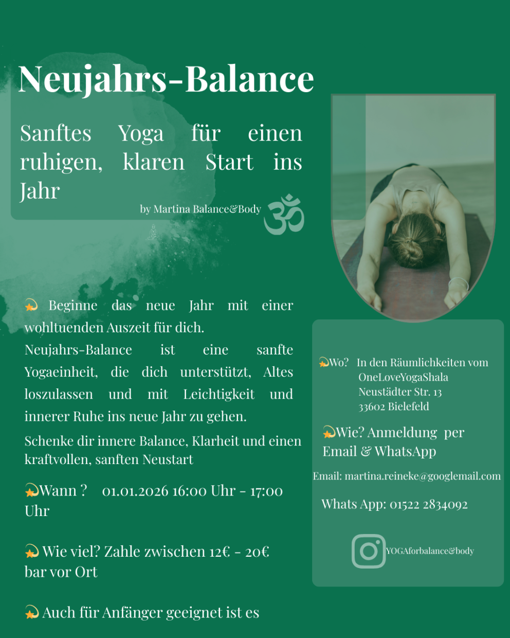 Sanftes Yoga für einen ruhigen, klaren Start ins Jahr