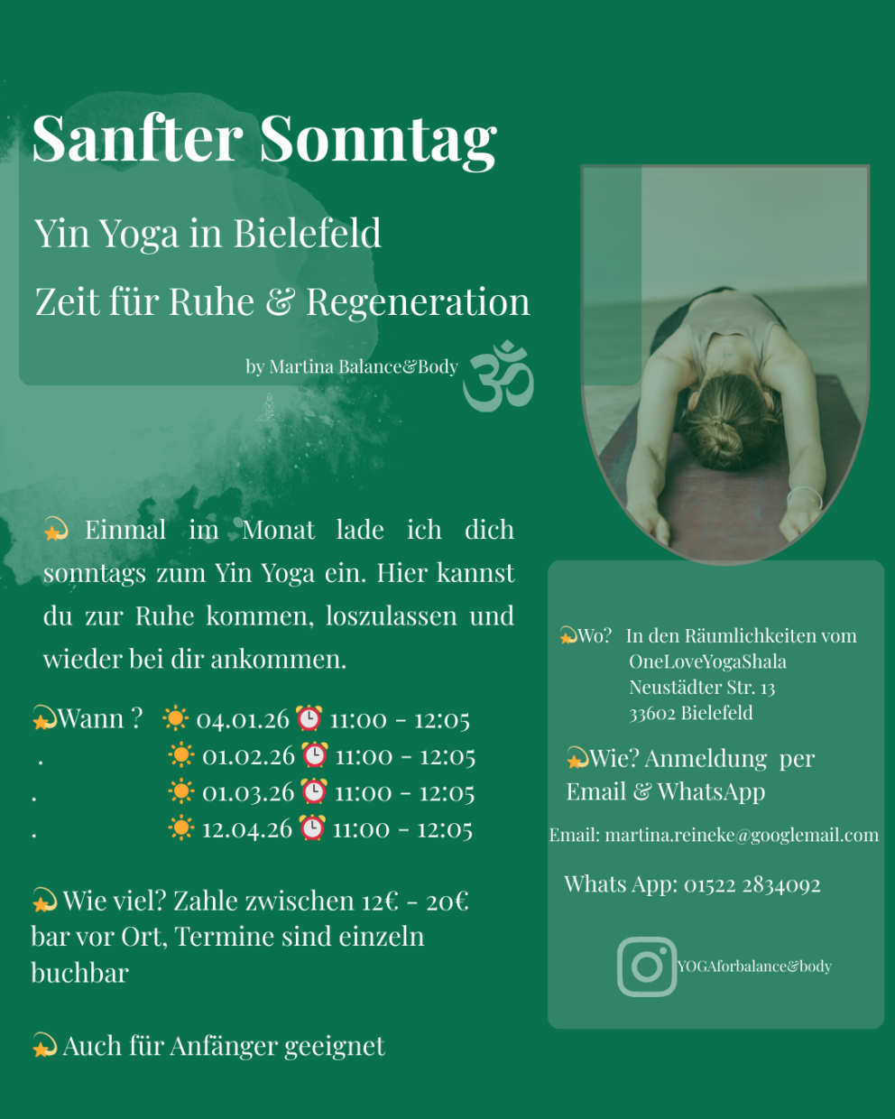 Zeit für Ruhe & Regeneration 