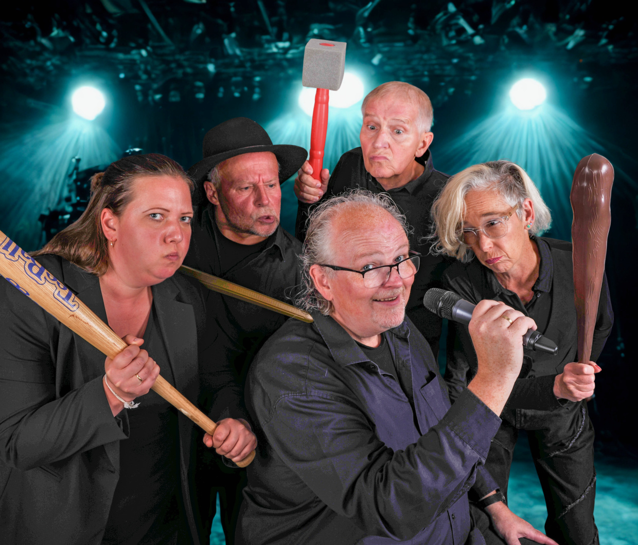 vlnr: Jule Sareyka, Peter Reinhold, Stephan Winkelhake, Martin Janke, Beate Schweinsberger