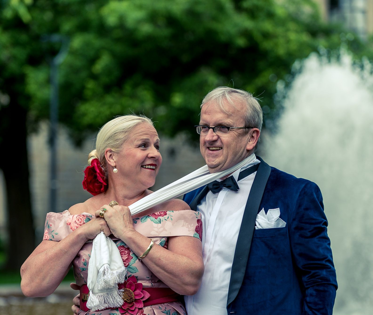 Susanne Mewes, Peter Krudup von Behren in "Falling in Love"