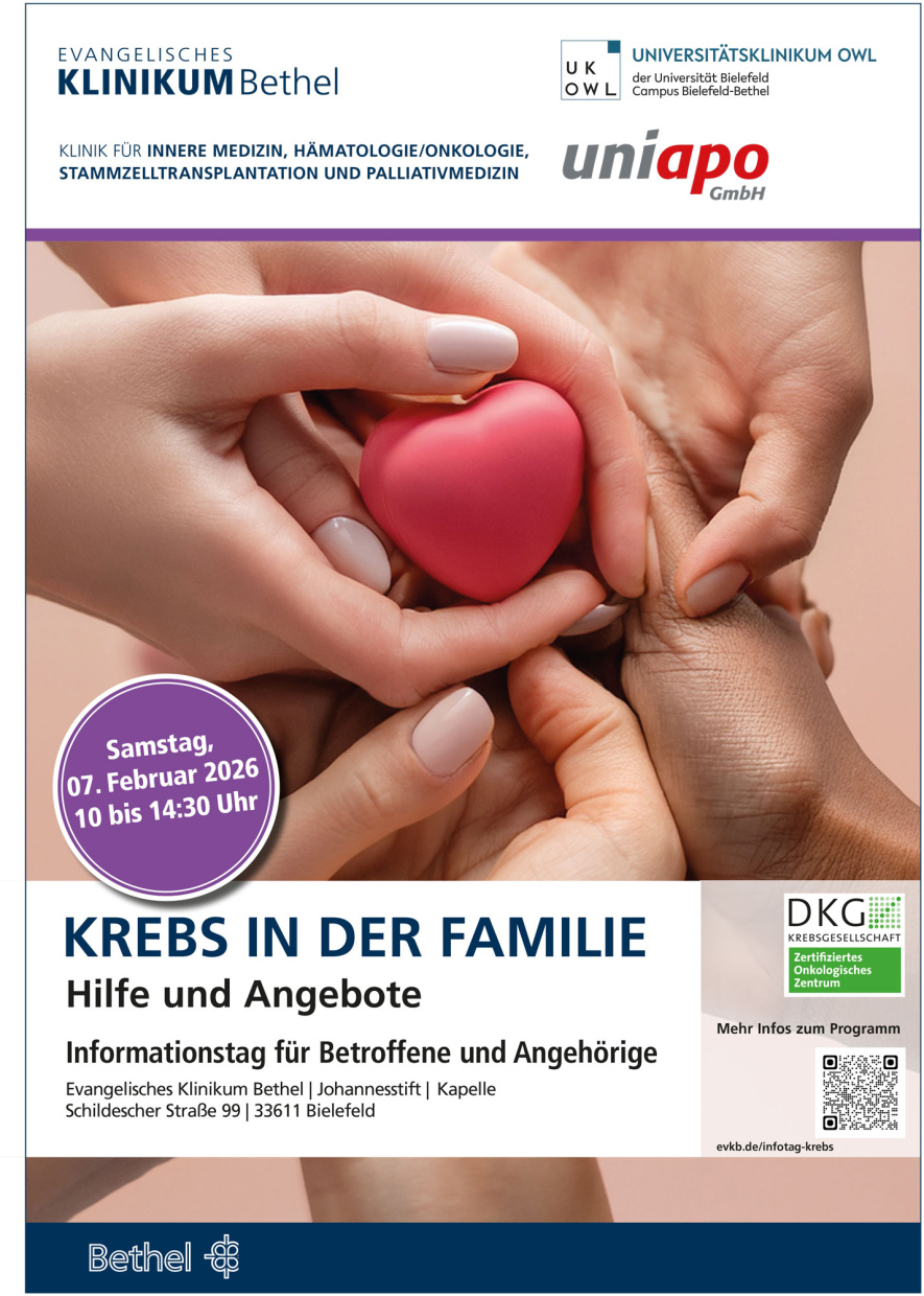 Informationstag Krebs in der Familie - Hilfe und Angebote