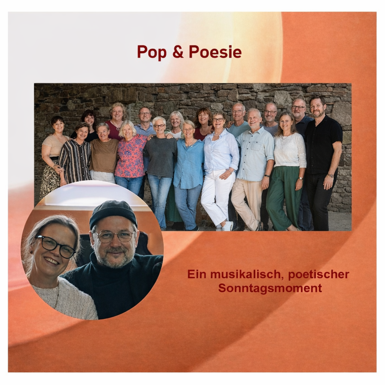 Pop und Poesie- gemischten Chor VocoMotion, Autorin Antje Doßmann, Musiker Constantin Braun