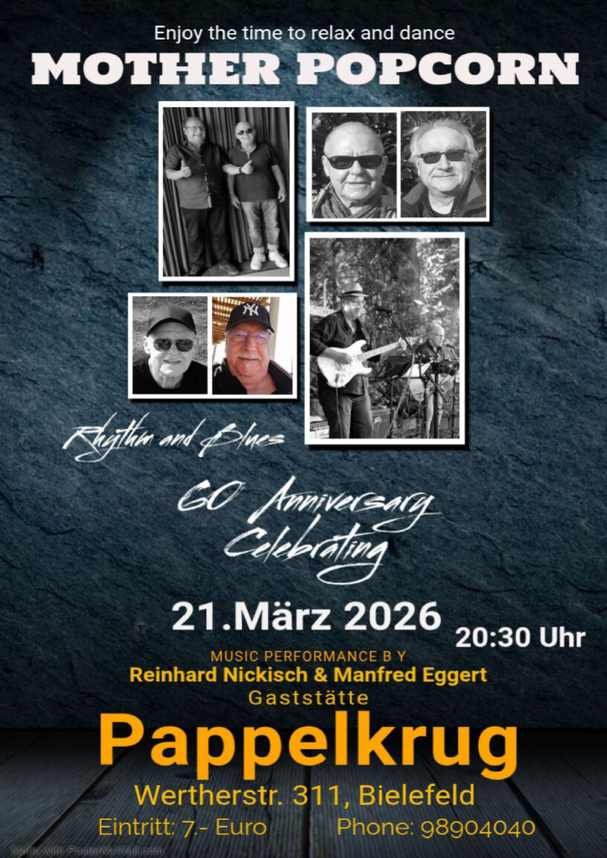 Info Plakat "Mother Popcorn"