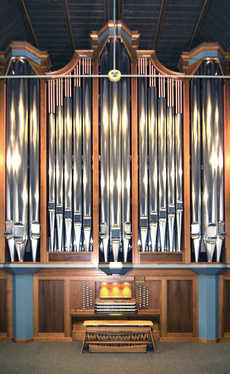 Prospekt der Orgel in der Zionskirche