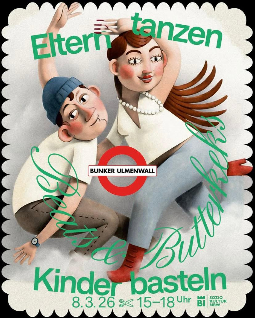 tanzende Eltern, Bunker Ulmenwall 