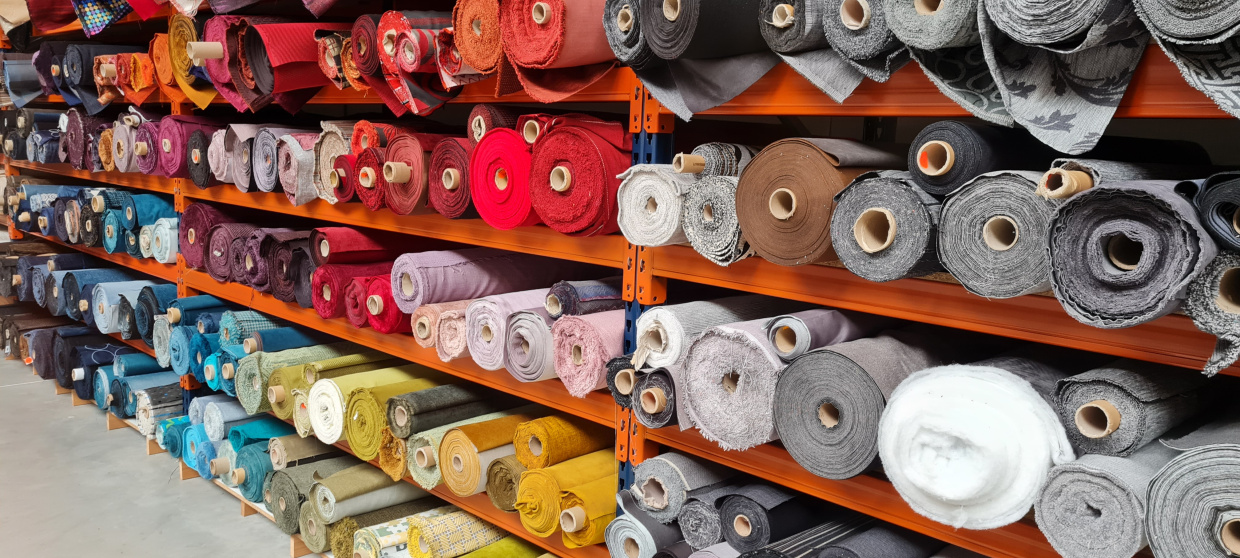 Ein Eindruck von unseren vielfältigen Möbelstoffen. 