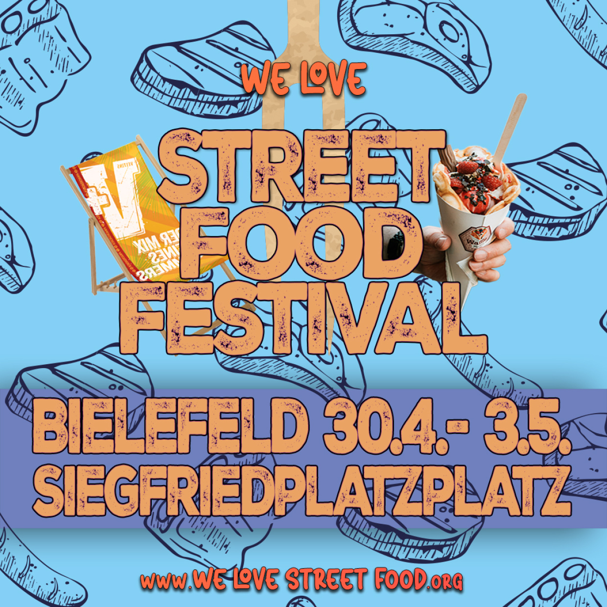 Offizielle Grafik We Love Street Food Tour 2026
