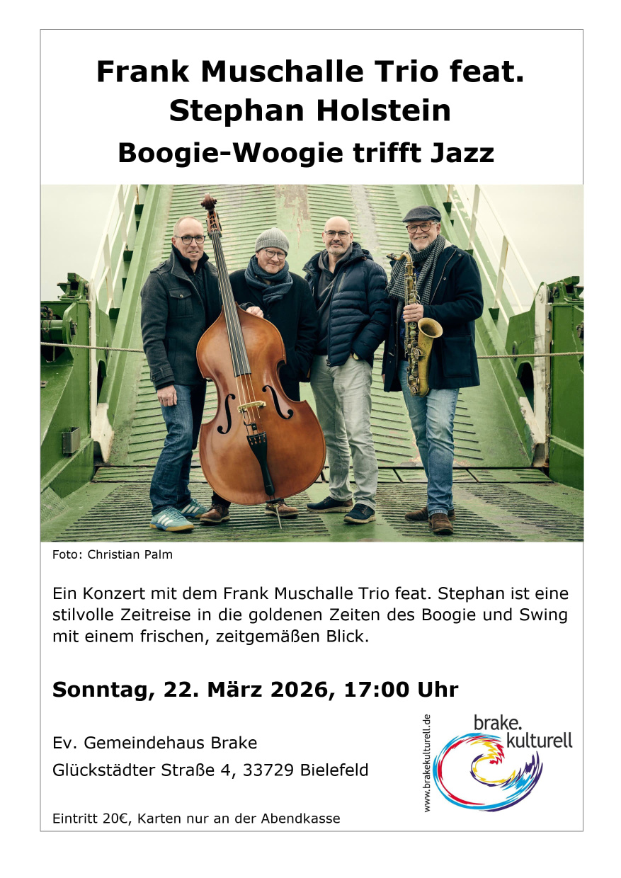 Veranstaltungsplakat  brake.kulturell