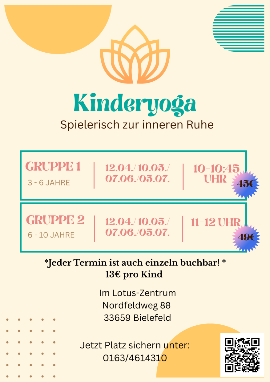 spielerisch Yoga kennenlernen 