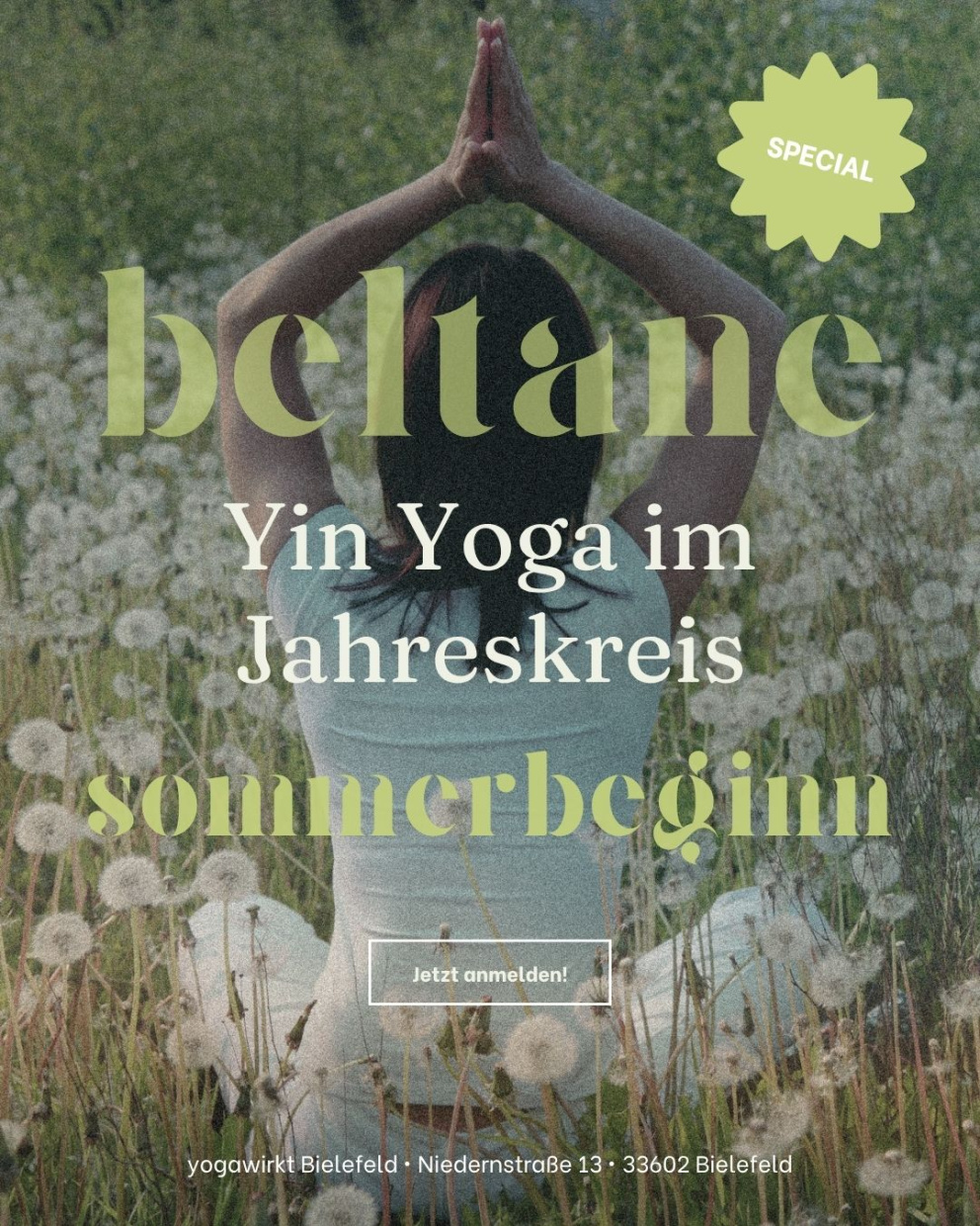 Beltane-Yin Yoga im Jahreskreis