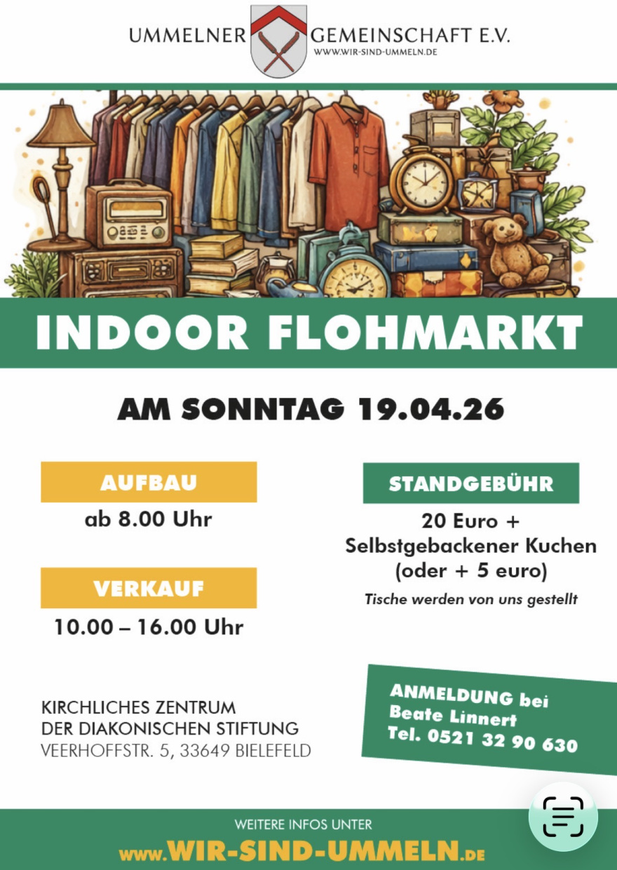 Verschiedene Dinge werden angeboten: Bekleidung, Dekoartikel und Weiteres