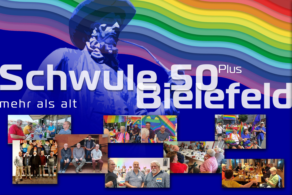 Logo schwule 50plus bielefeld