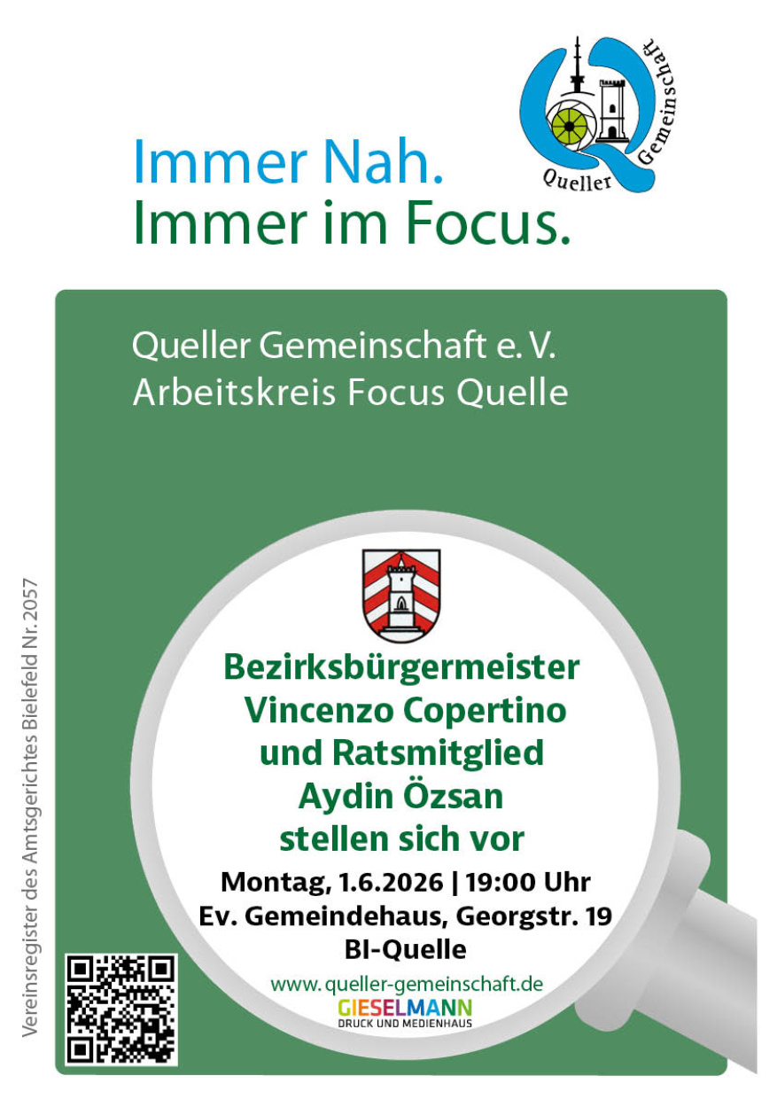 Focus Quelle Vorstellung vom Brackweder Bezirksbürgermeister und Ratsmitglied von Quelle