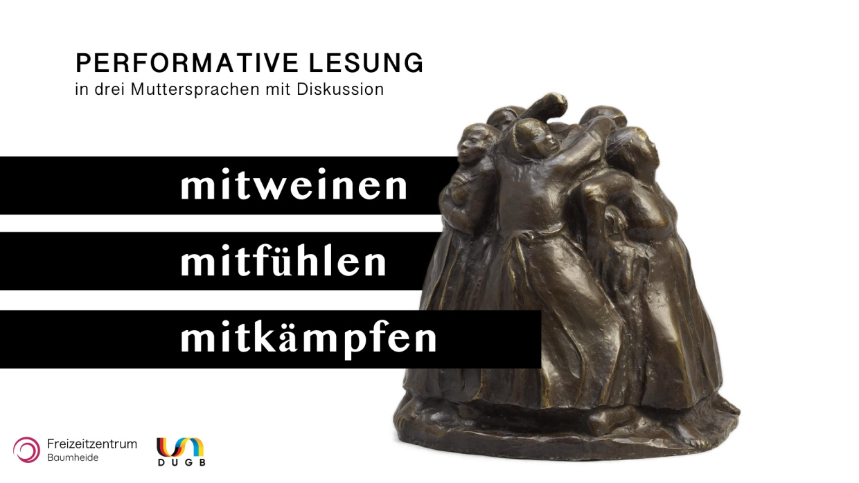 Das Bild zeigt Informationen zu einer beworbenen Veranstaltung.