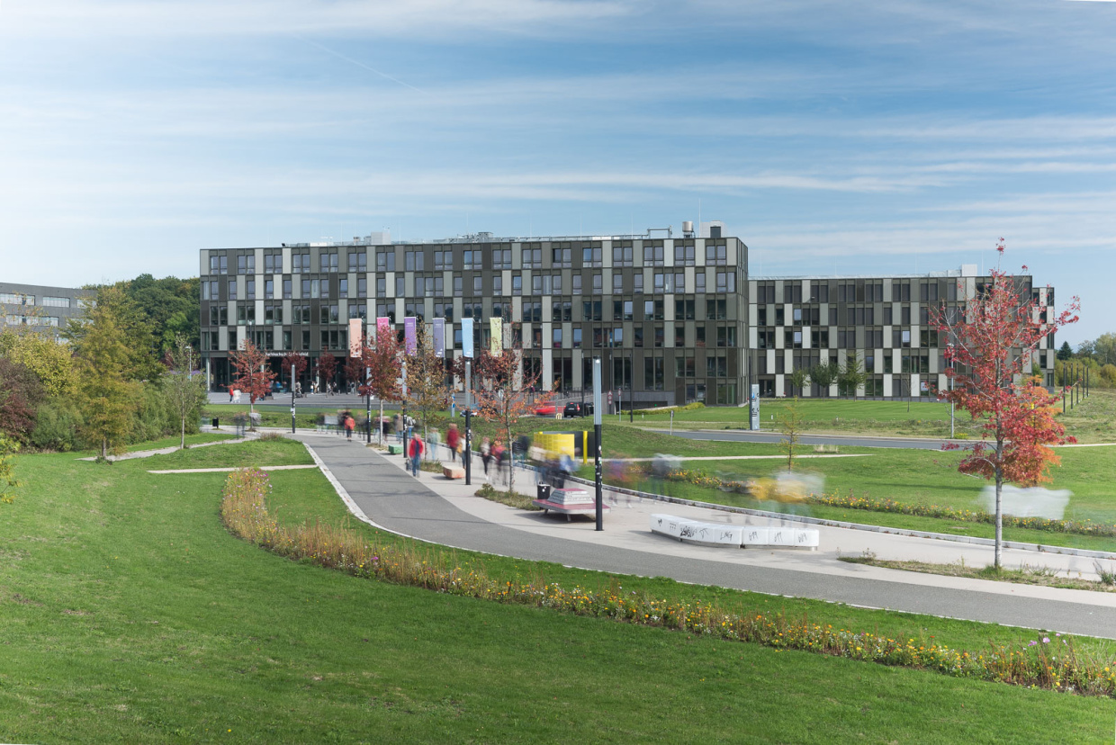 Das Hauptgebäude der Hochschule Bielefeld 