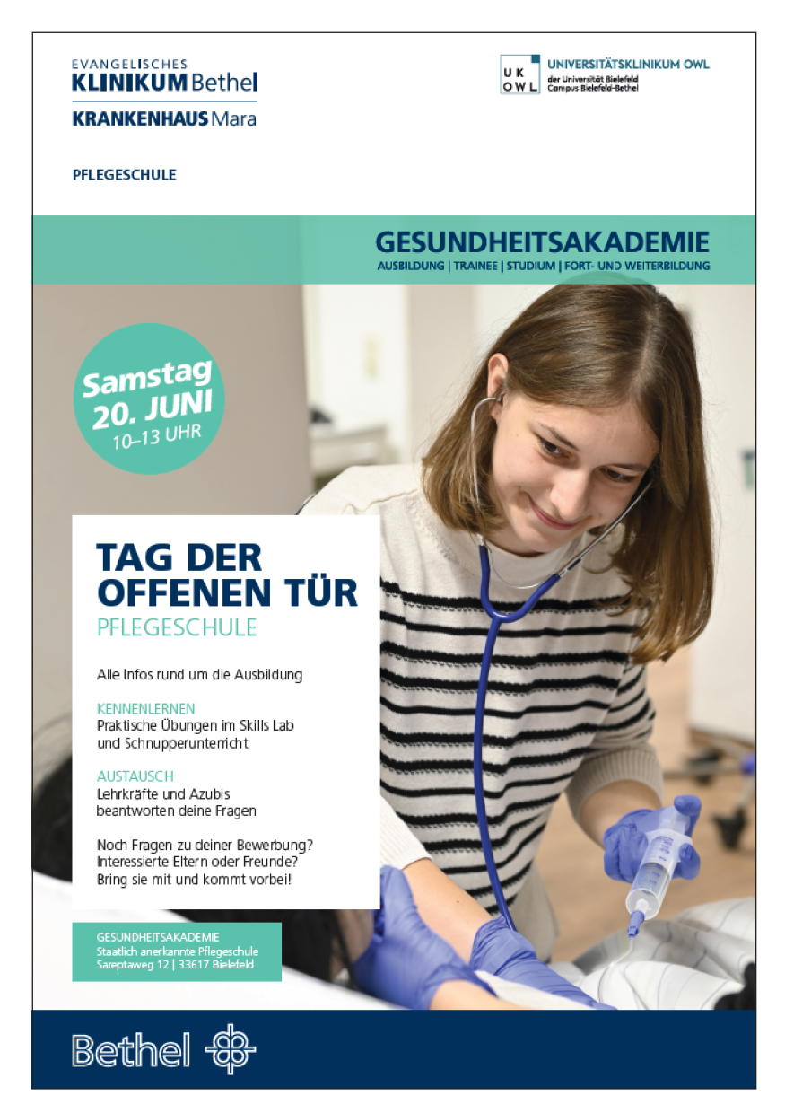 Tag der offenen Tür an der Pflegeschule im EvKB