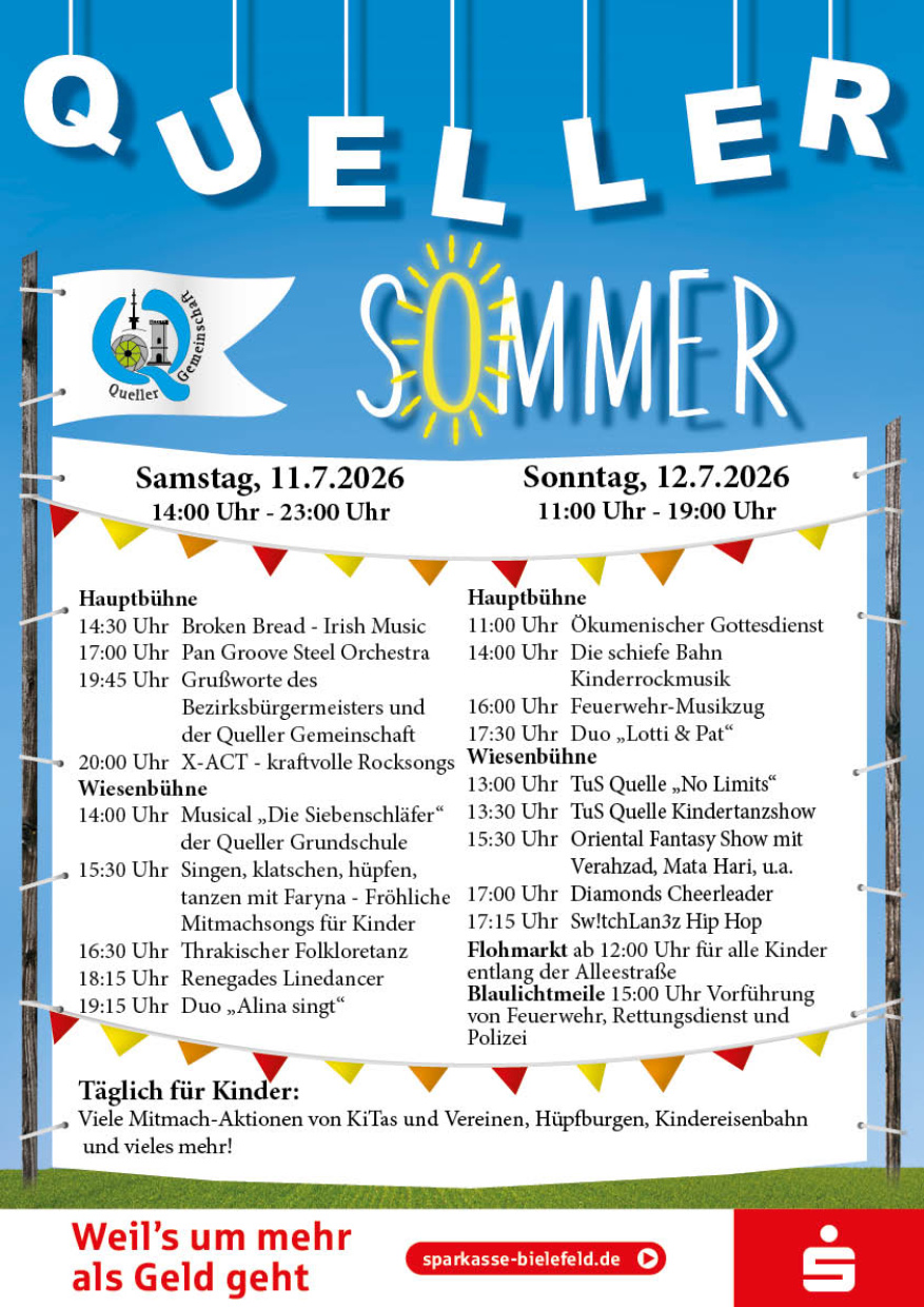 Queller Sommer 2026 Programm