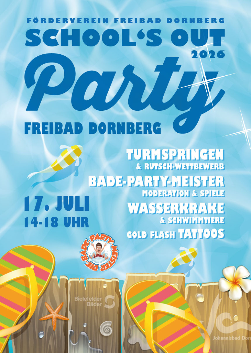 School's out Party im Freibad Dornberg