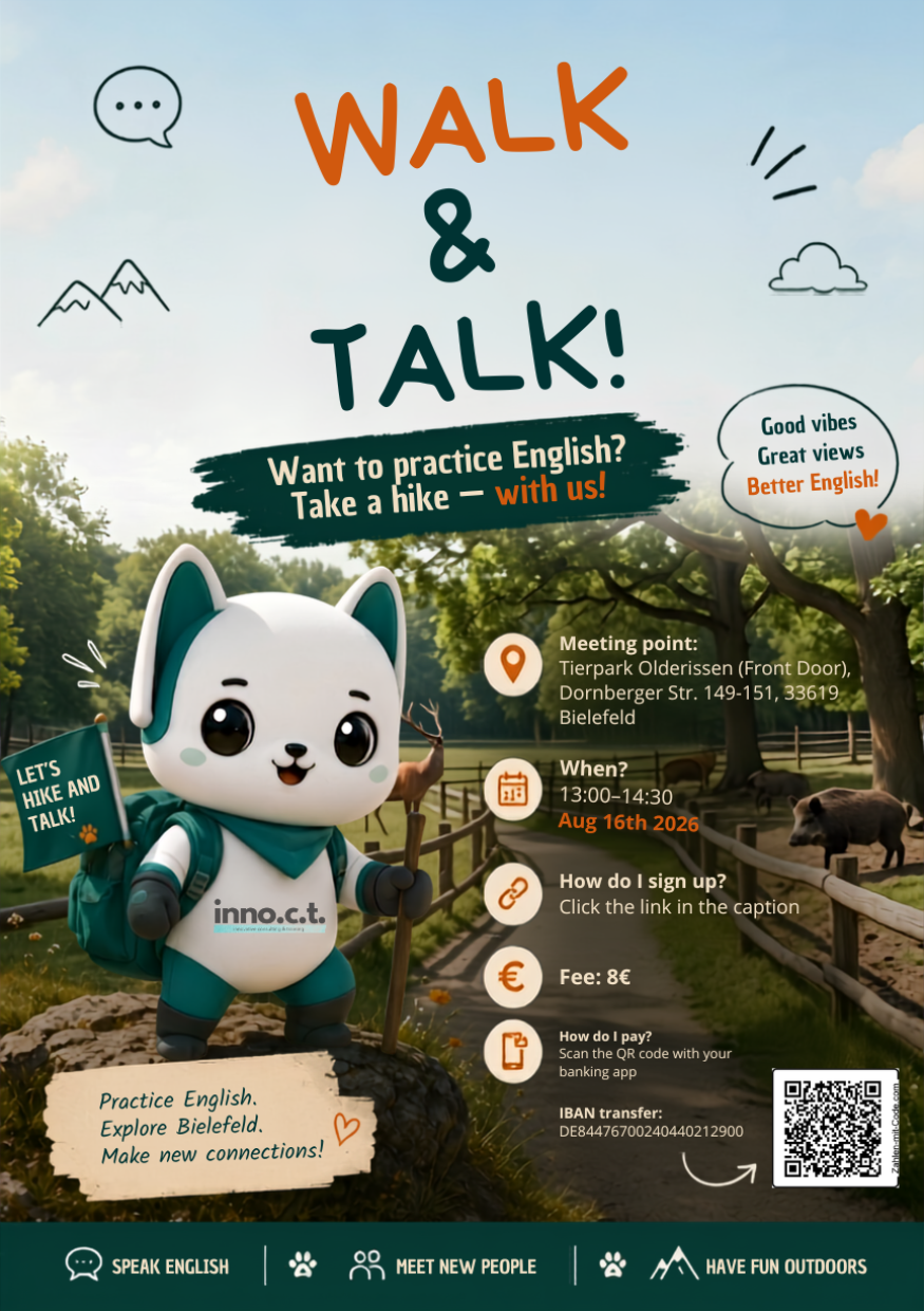 Meeting point: Tierpark Olderissen (Front Door), Dornberger Str. 149-151, 33619 Bielefeld When? 13:0