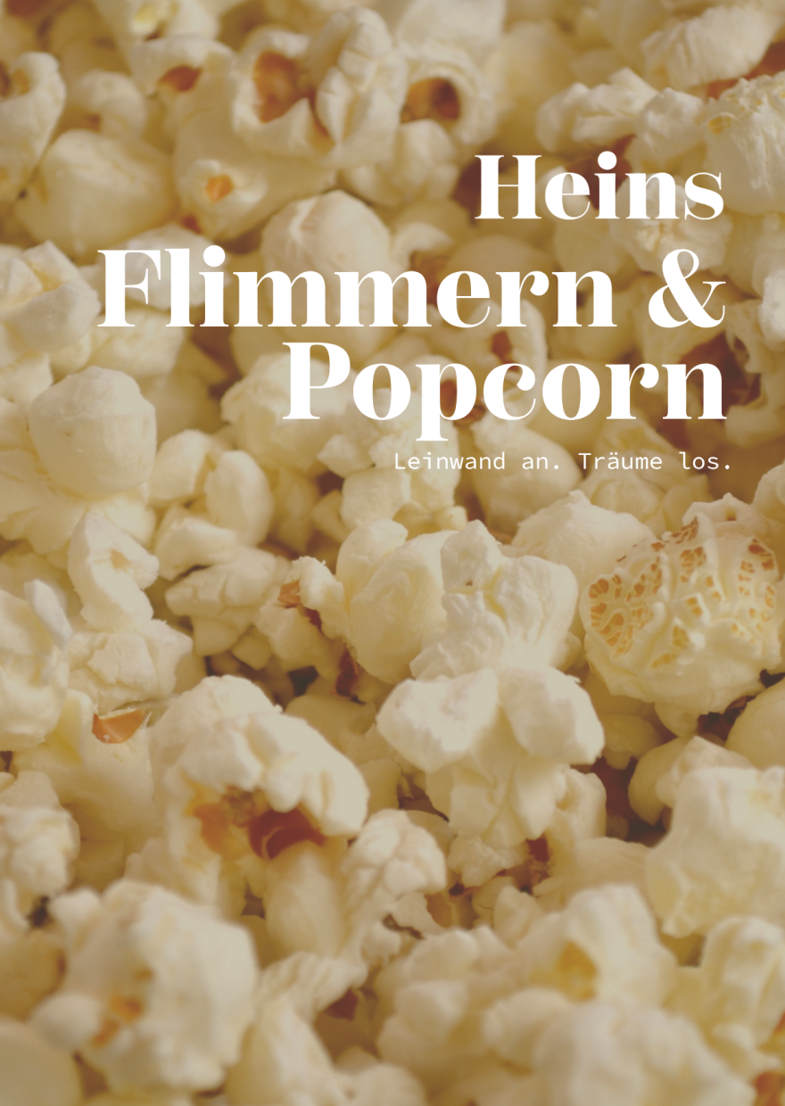 Flimmern & Popcorn | Kinoabend über den Dächern Bielefelds Poster