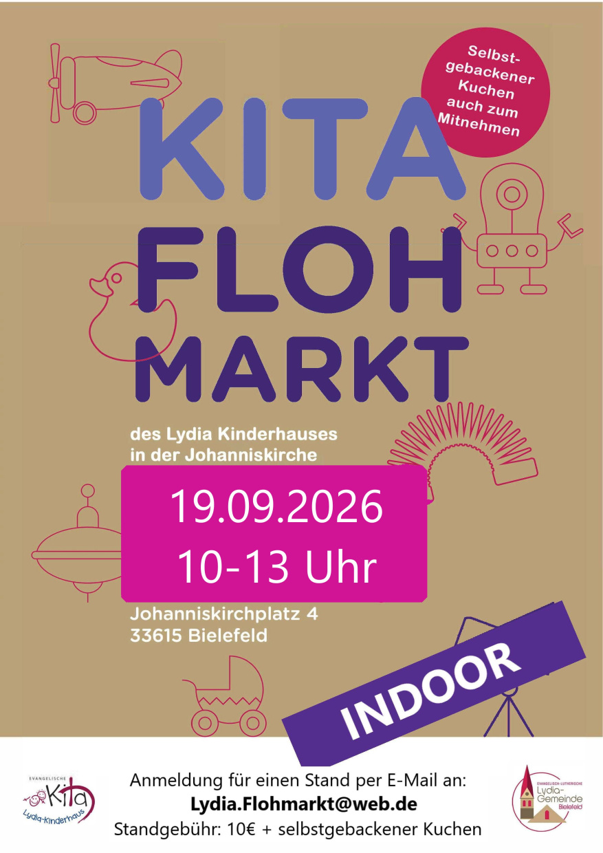 Kita-Flohmarkt des Lydia-Kinderhauses