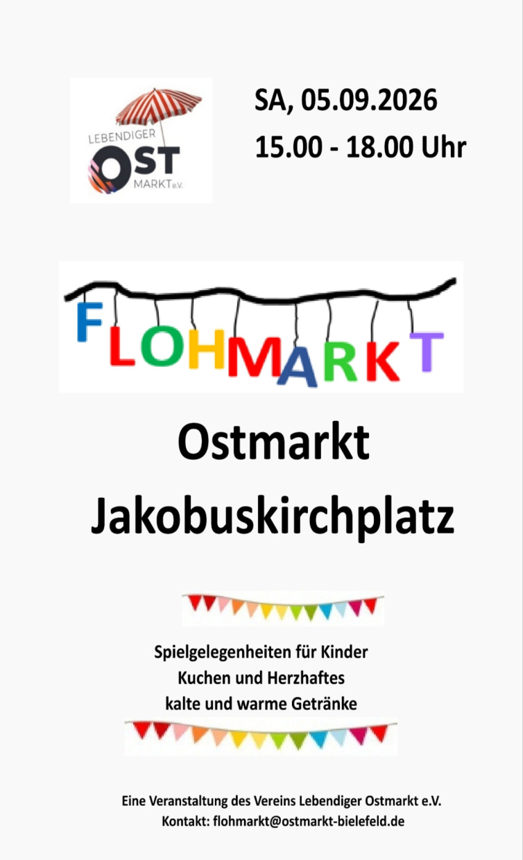 Aushang Flohmarkt Ostmarkt