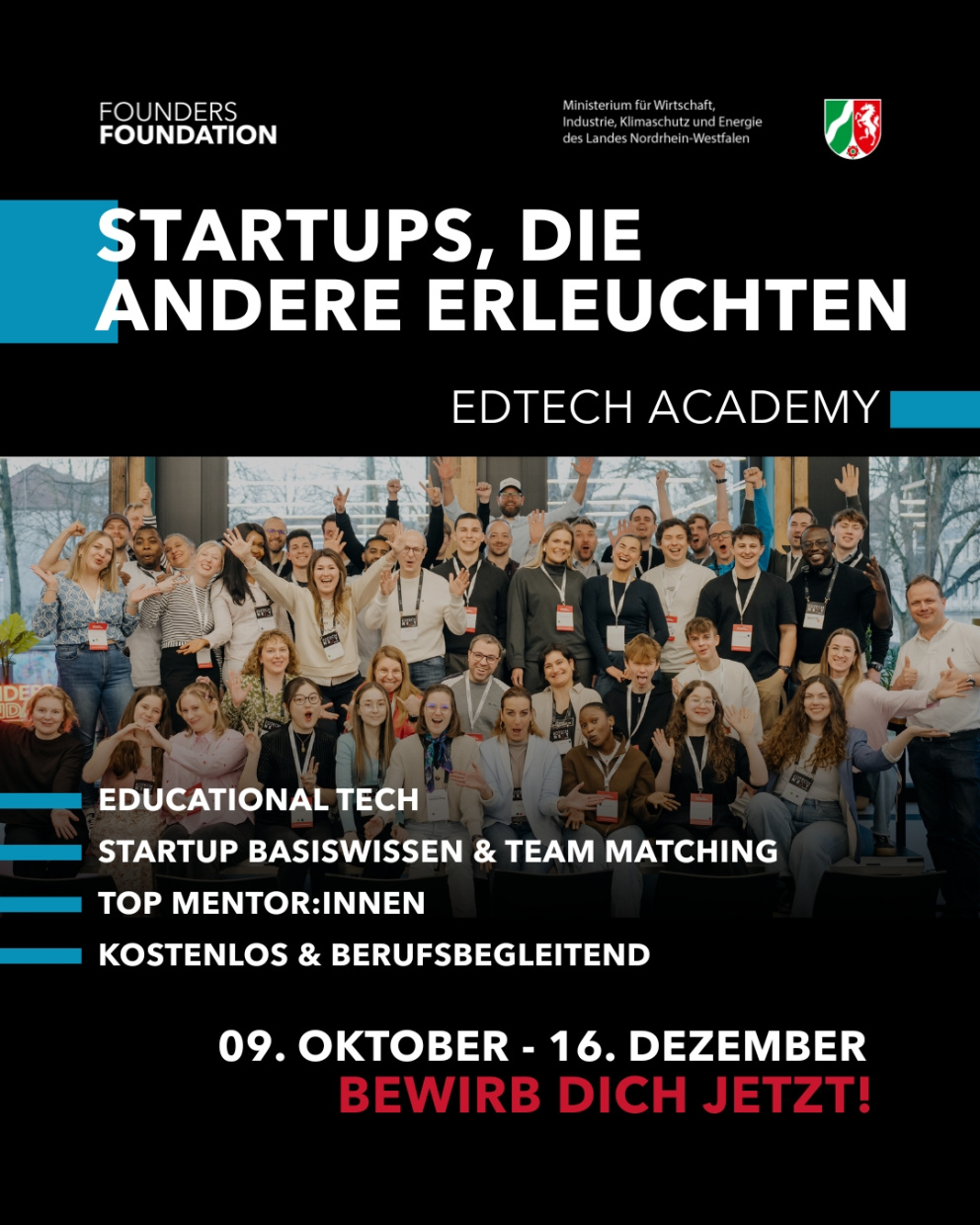 EdTech Academy Batch #21, kostenlos & berufsbegleitend, 09.10-16.12
