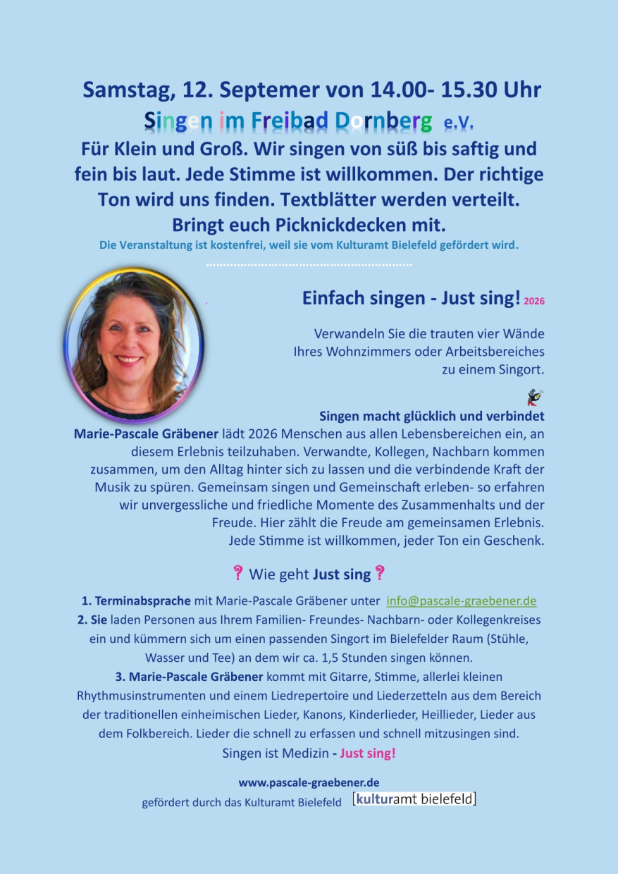 Singen am letzten Saisonwochenende