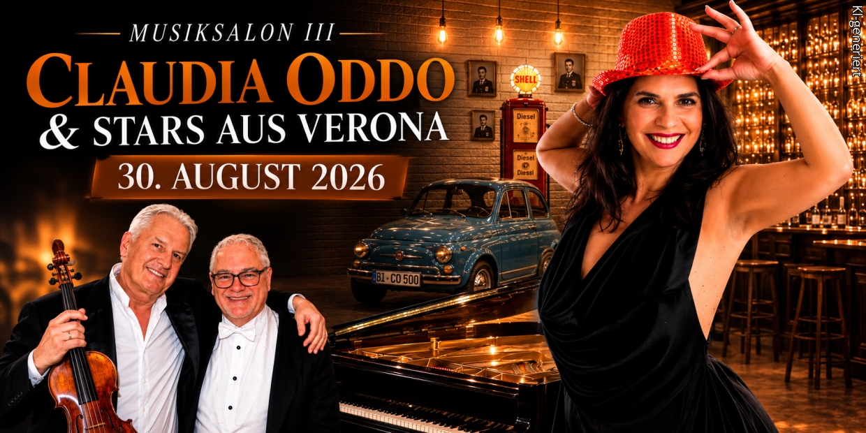 von l. Günther Sanin, Violine, Roberto Corlianò, Klavier. Claudia Oddo Soprano