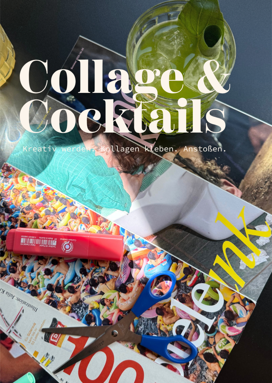 Poster Collage & Cocktails | Gestalte dein Vision-Bord!