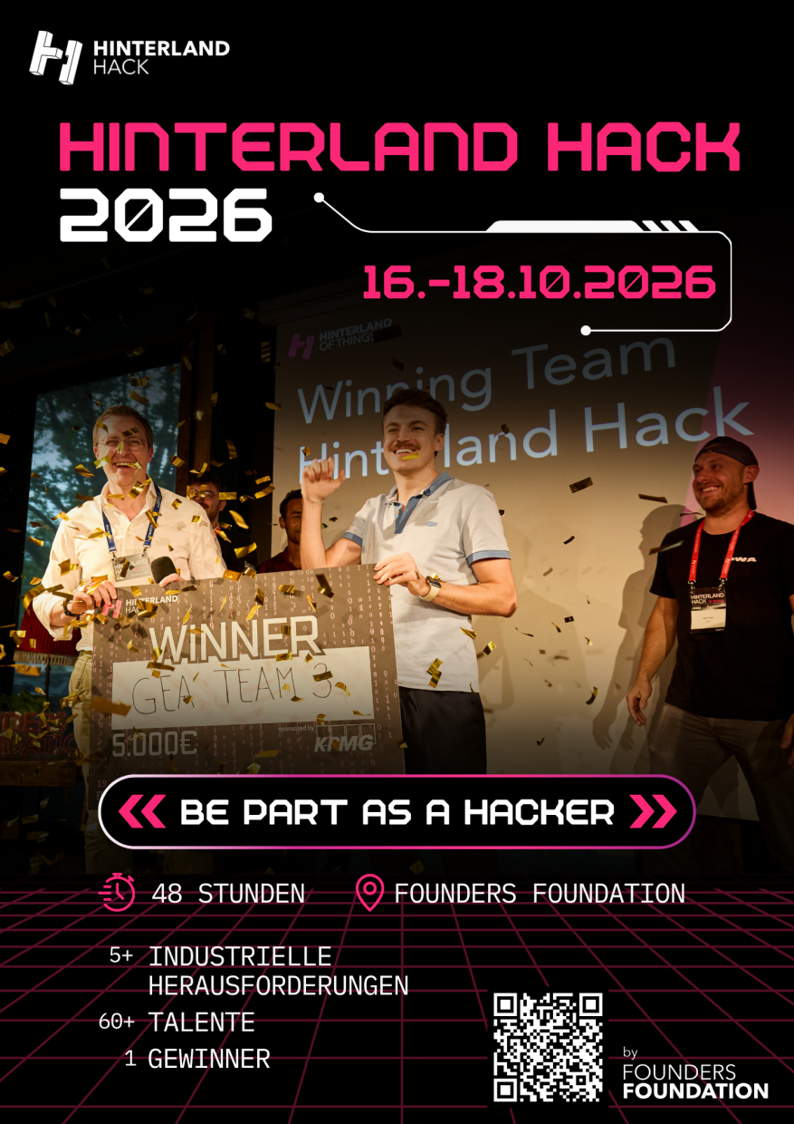 Hinterland Hack 16-18 Oktober in der Founders Foundation, Be part as a Hacker