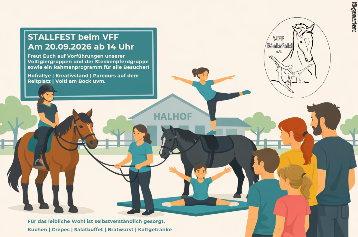 Ein Fest für die ganze Familie mit Voltigieraufführungen und buntem Programm 
