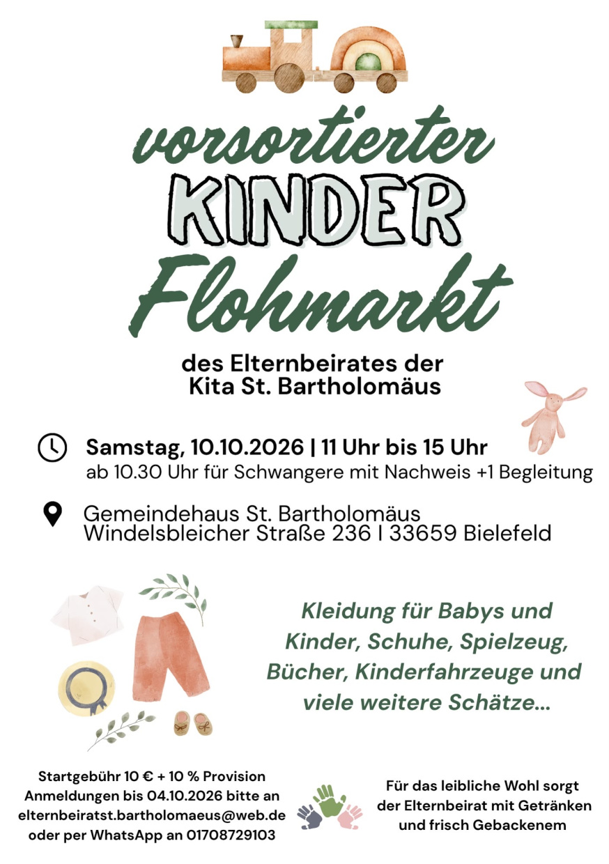Im Gemeindehaus St. Bartholomäus organisiert vom Elternbeirat 