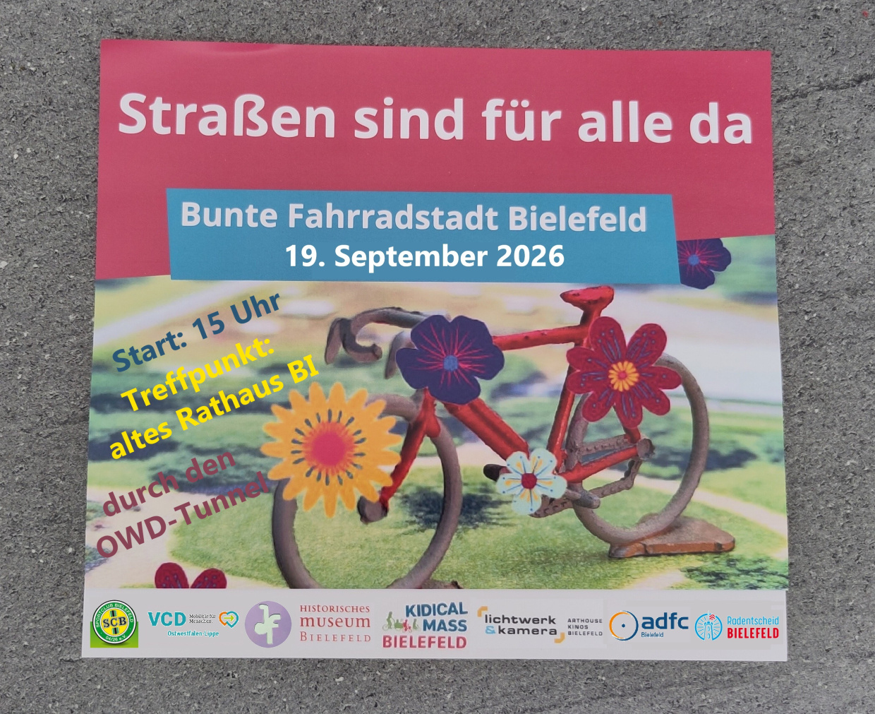 Bunte Fahrradtour 