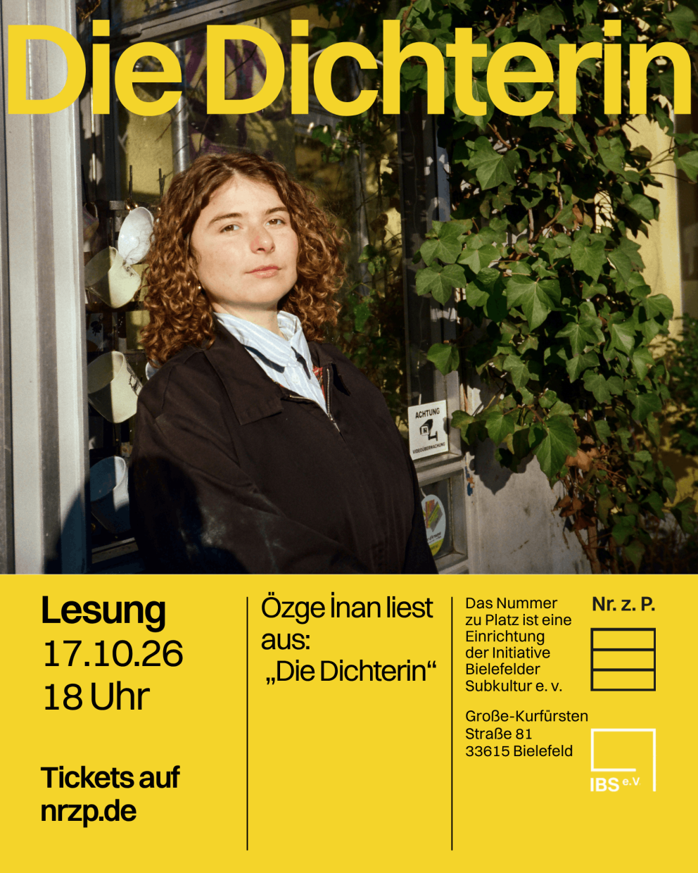 Das Plakat zur Veranstaltung