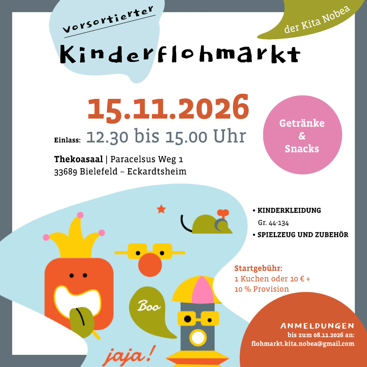 Am 15.11. von 12.30 Uhr bis 15 Uhr im Thekoasaal/ Eckardtsheim 
