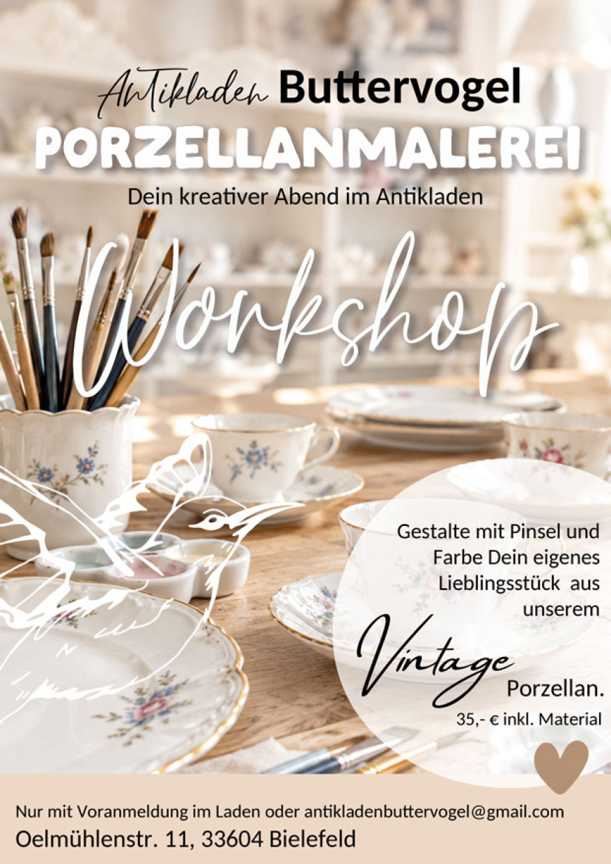 Workshop Porzellanmalerei