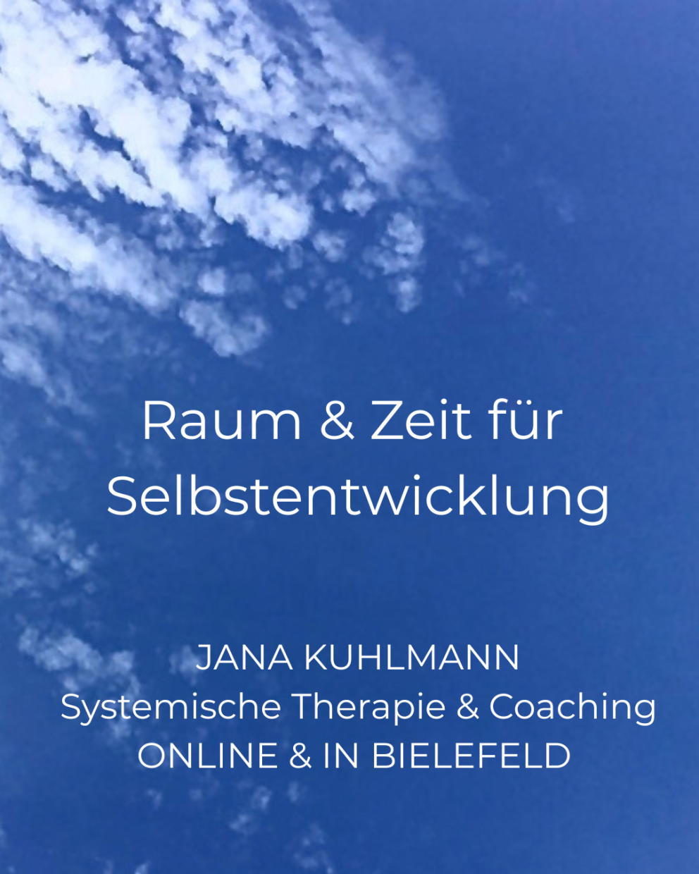 Flyer Jana Kuhlmann